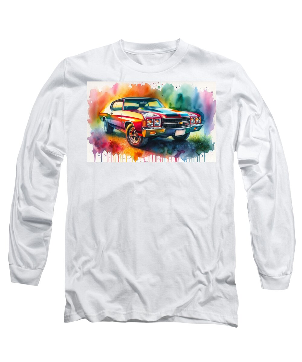 1970 Long Sleeve T-Shirt featuring the photograph 1970 Chevelle by Bill Cannon