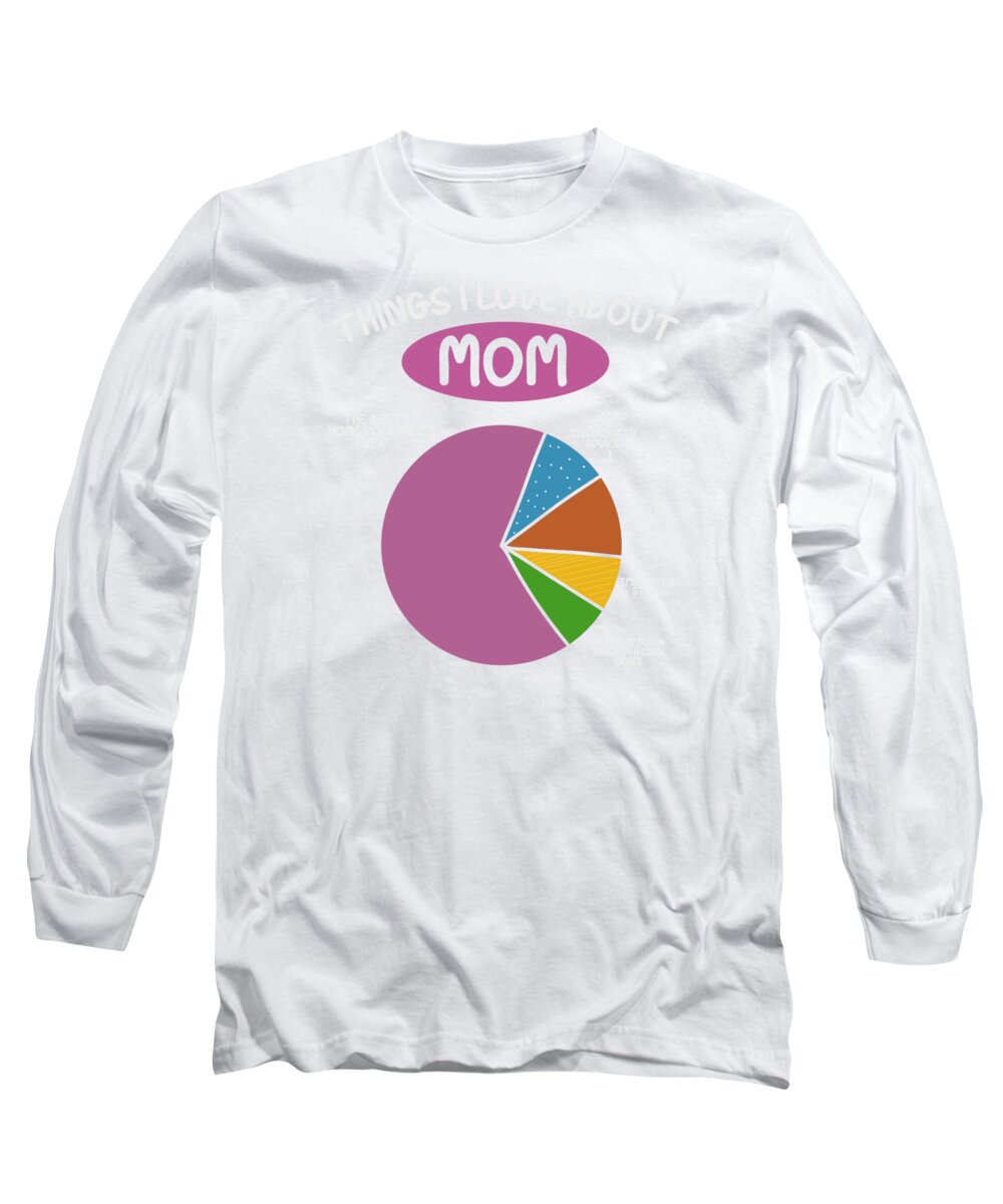 Mothers Day Long Sleeve T-Shirt featuring the digital art Mom Love Mothers Day Mother Mommy Mama #5 by Toms Tee Store