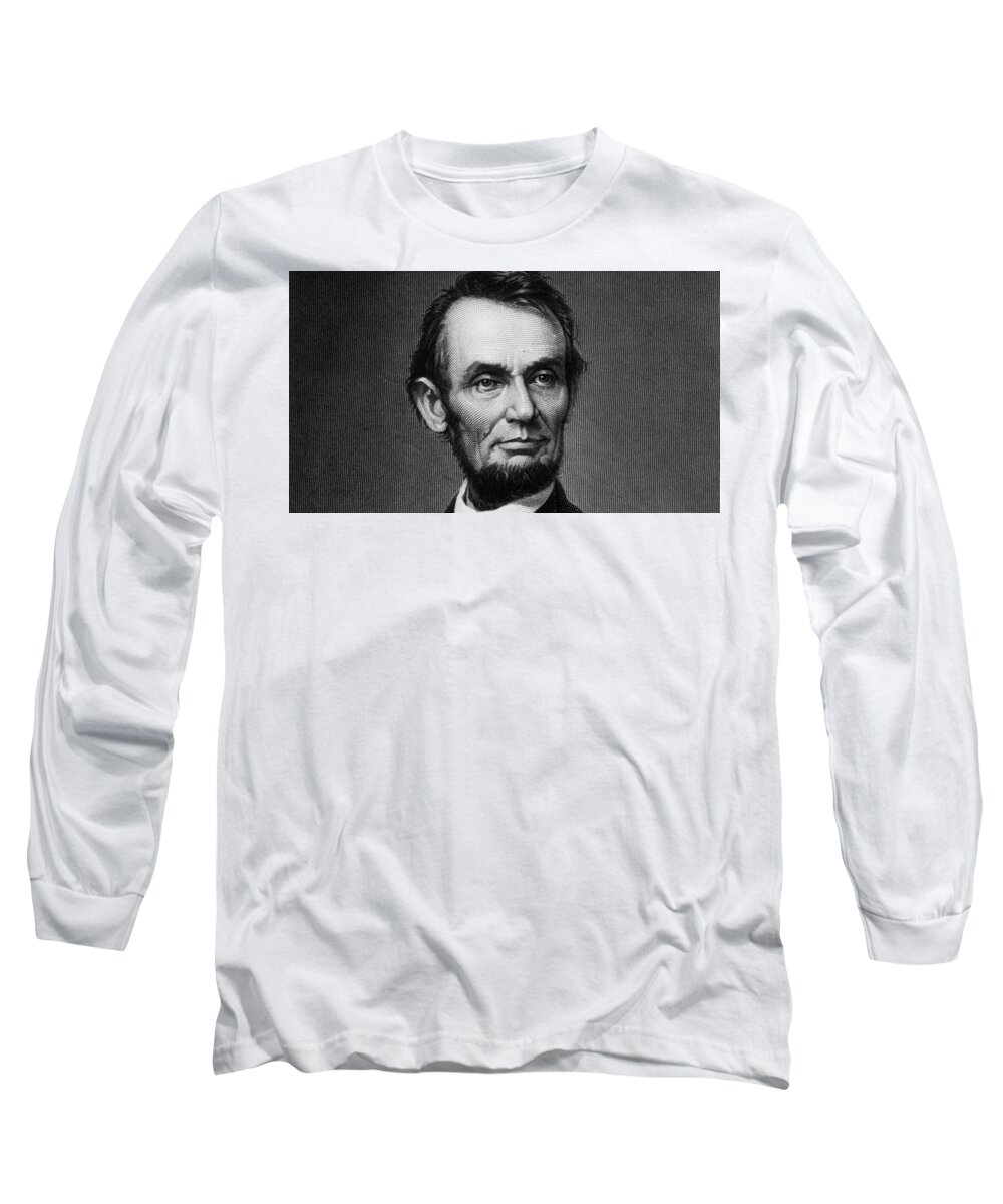Abe Long Sleeve T-Shirt featuring the photograph Abe Lincoln by Action