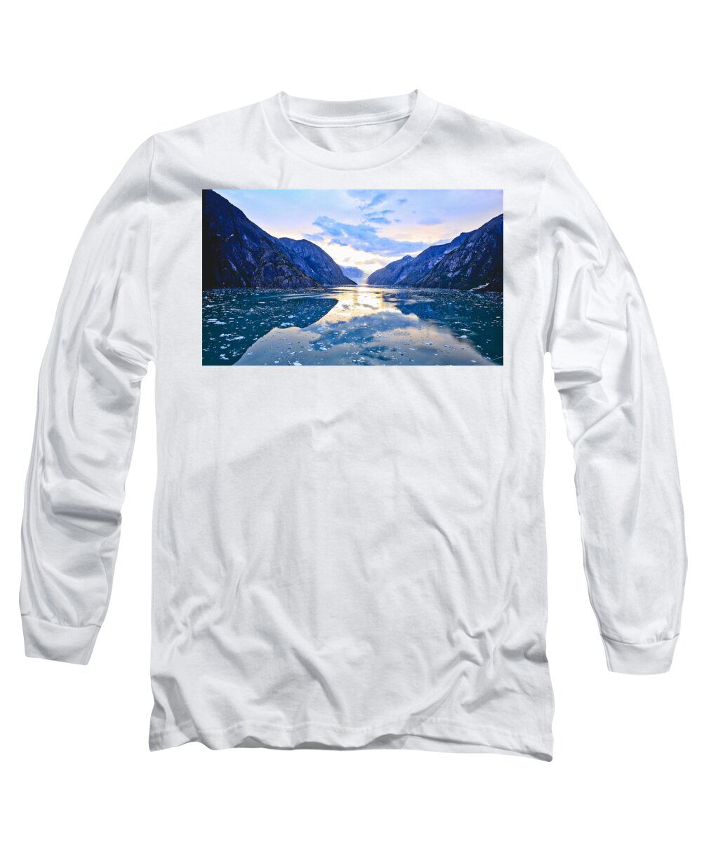 Ocean Long Sleeve T-Shirt featuring the photograph Alaska 4 by Carol Jorgensen