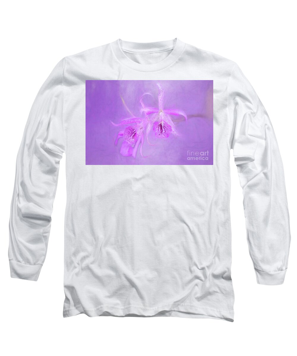 Art Long Sleeve T-Shirt featuring the photograph Another Purple Orchid by Ed Taylor