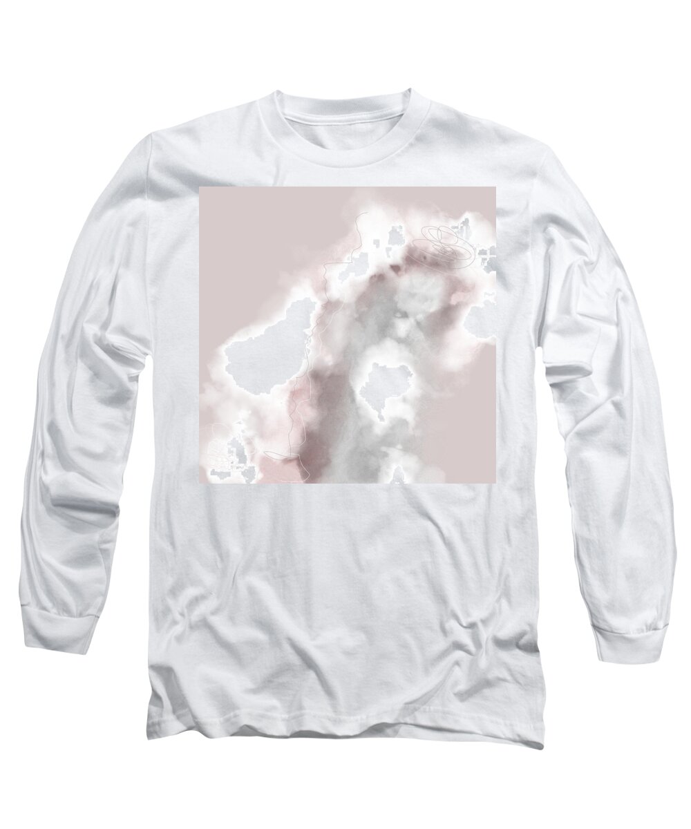 Spiritual Long Sleeve T-Shirt featuring the digital art Blessed or Cursed by Amber Lasche