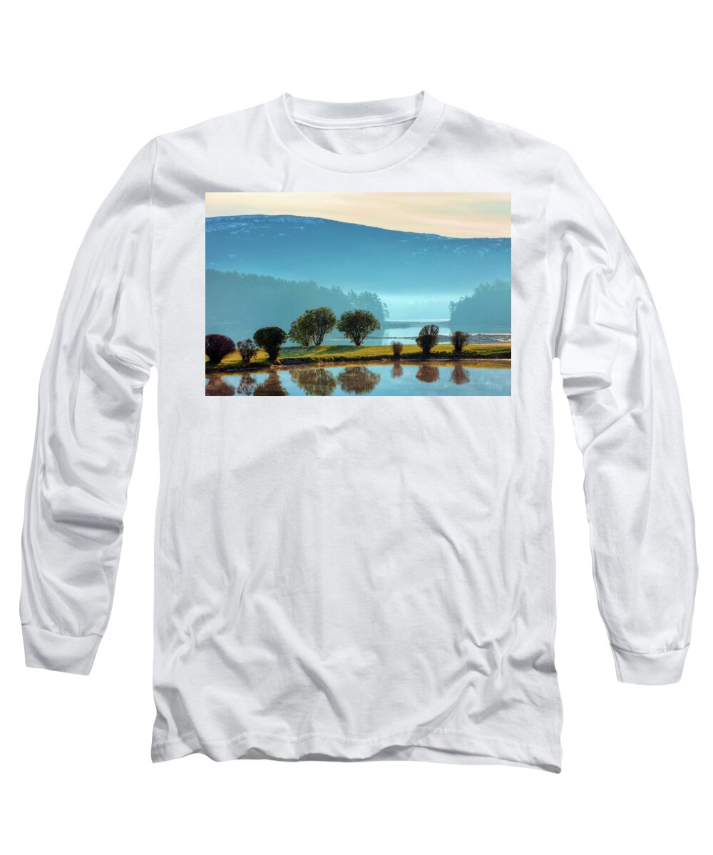 Acadia National Park Long Sleeve T-Shirt featuring the photograph Cadillac Mountain 6423 by Greg Hartford