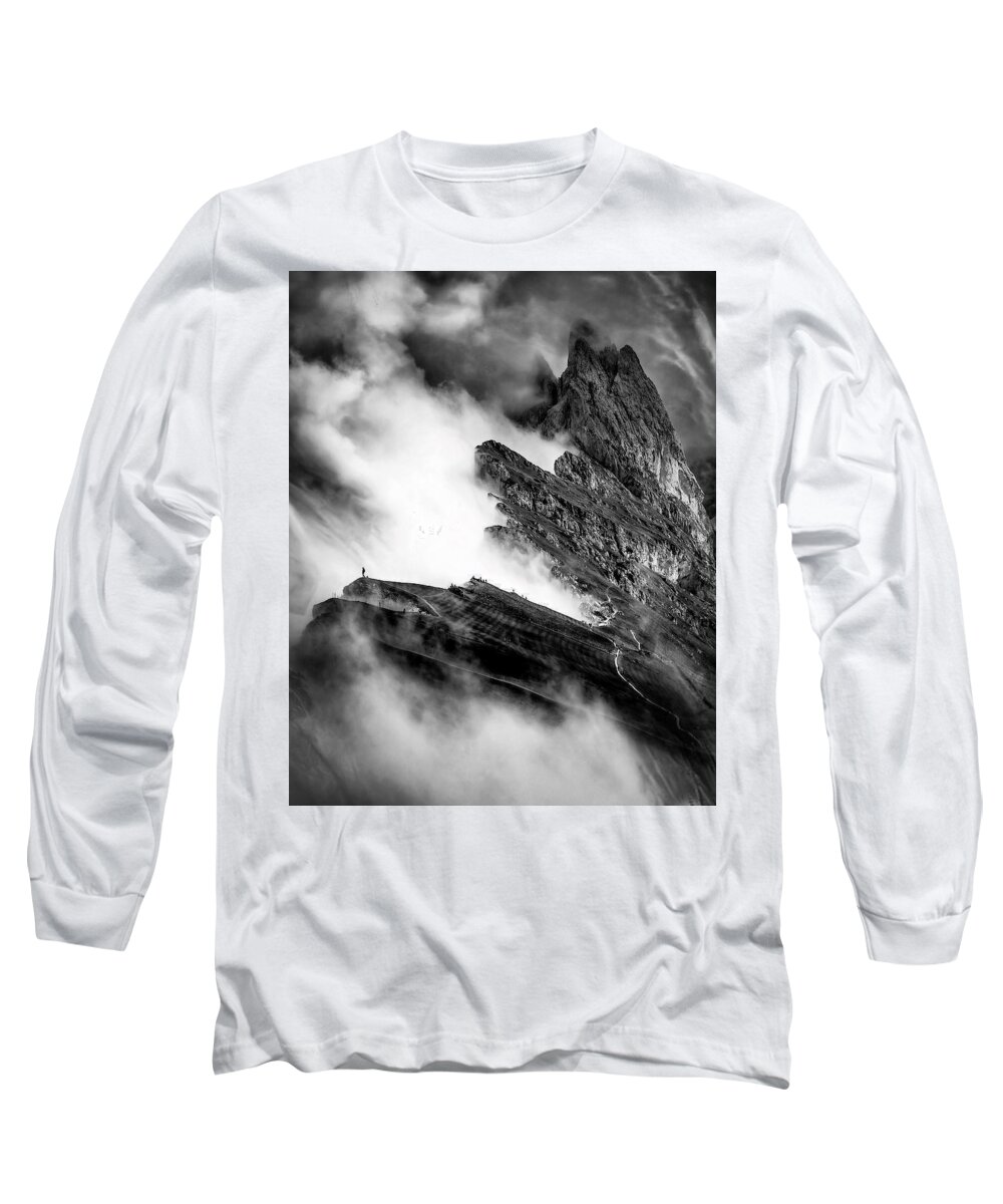 Fine Art Long Sleeve T-Shirt featuring the photograph Changing the altitude by Sofie Conte