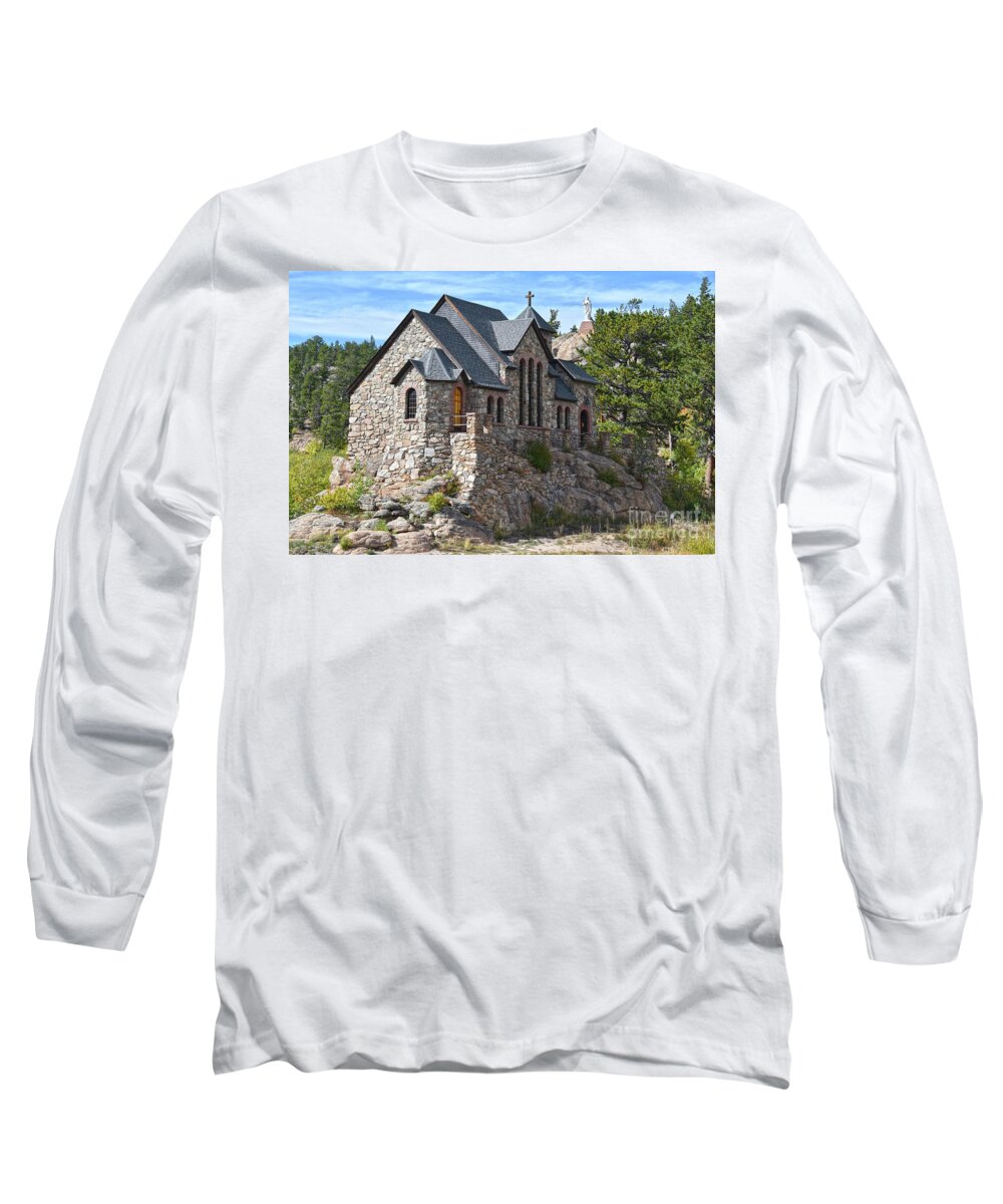 Chapel On The Rock Long Sleeve T-Shirt featuring the photograph Chapel on the Rock, Colorado by Catherine Sherman