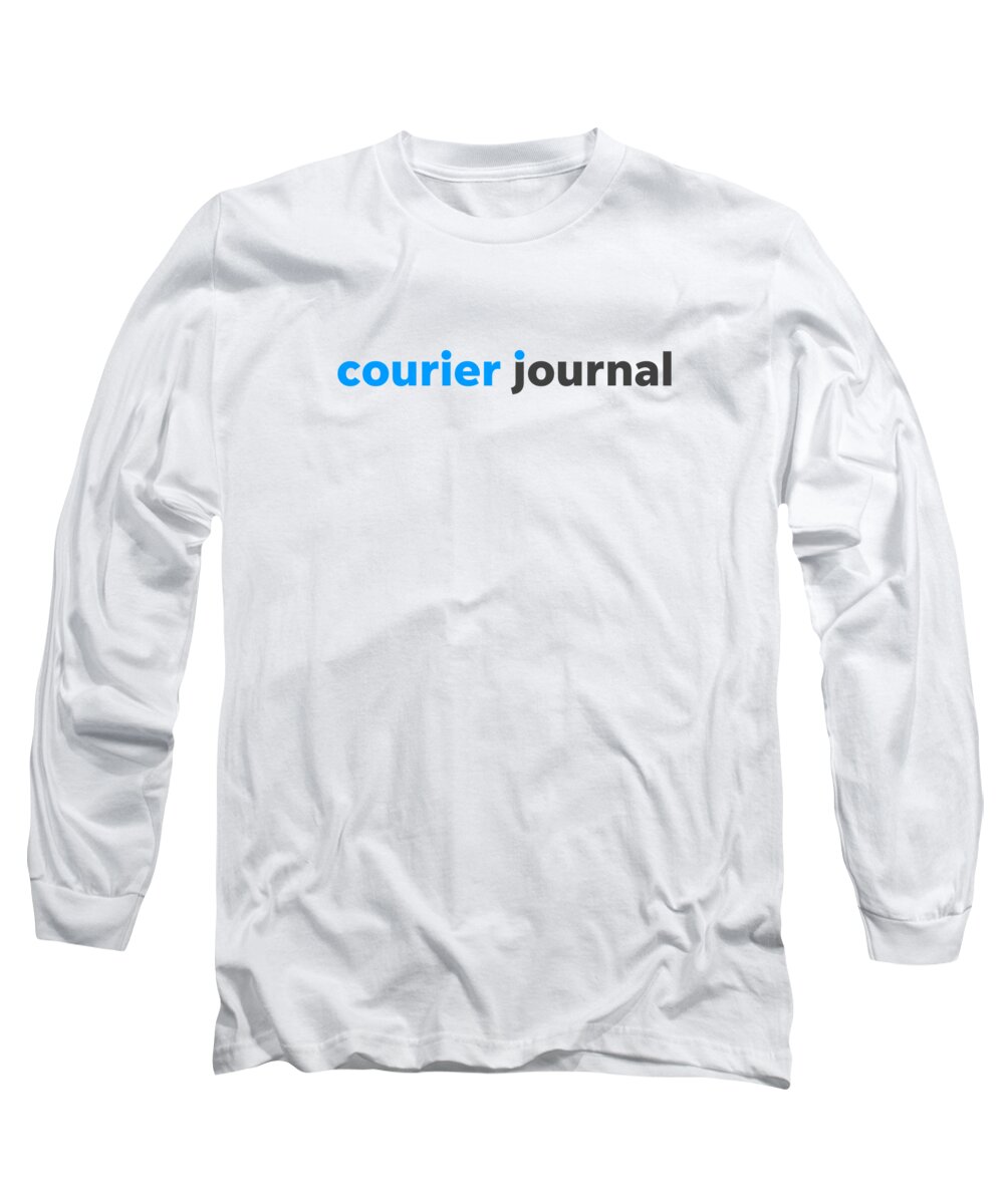 Louisville Long Sleeve T-Shirt featuring the digital art Courier Journal Digital Color Logo by Gannett Co