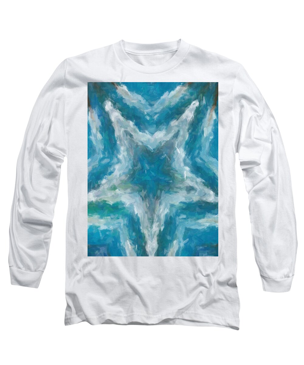 Colorful Long Sleeve T-Shirt featuring the painting Daydancer by Trask Ferrero