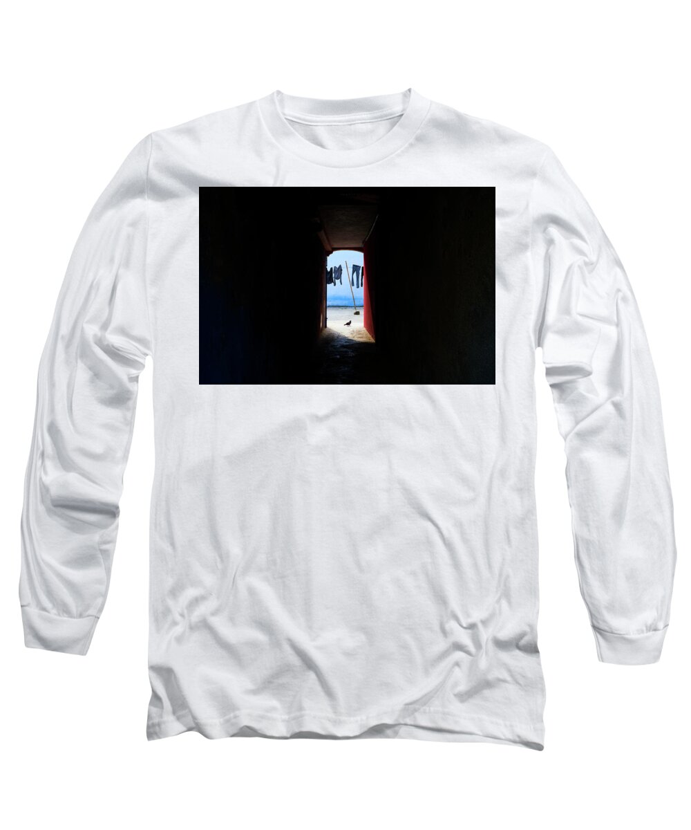 Fine Art Photo Long Sleeve T-Shirt featuring the photograph Dsc09163x_Clothes hanging in Venice by Marco Missiaja