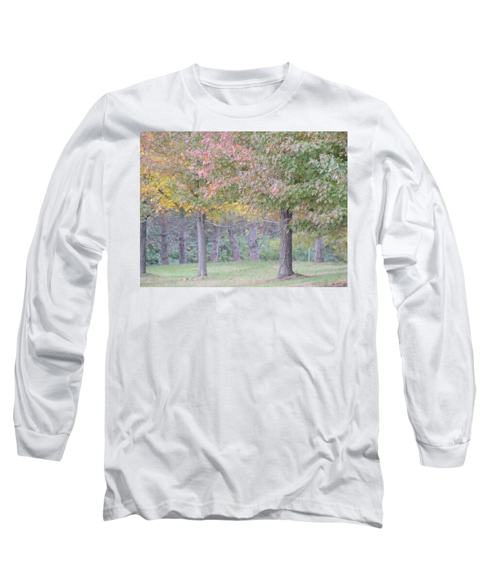 Landscape Long Sleeve T-Shirt featuring the photograph Fall in Bloom 2019 by Sherry Hallemeier