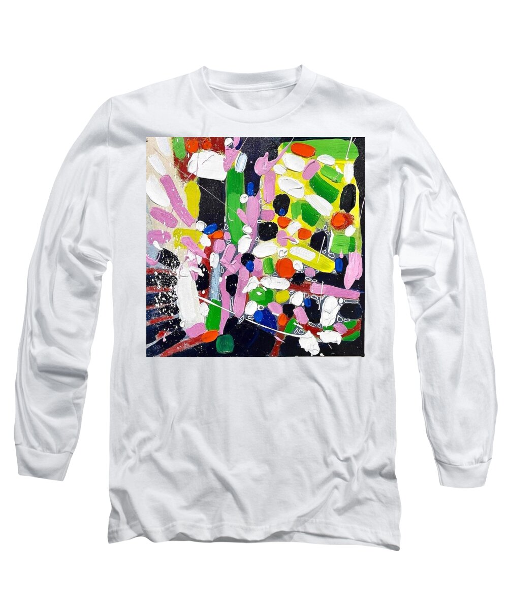  Long Sleeve T-Shirt featuring the painting Feel It and Let Go by Heather Moffatt