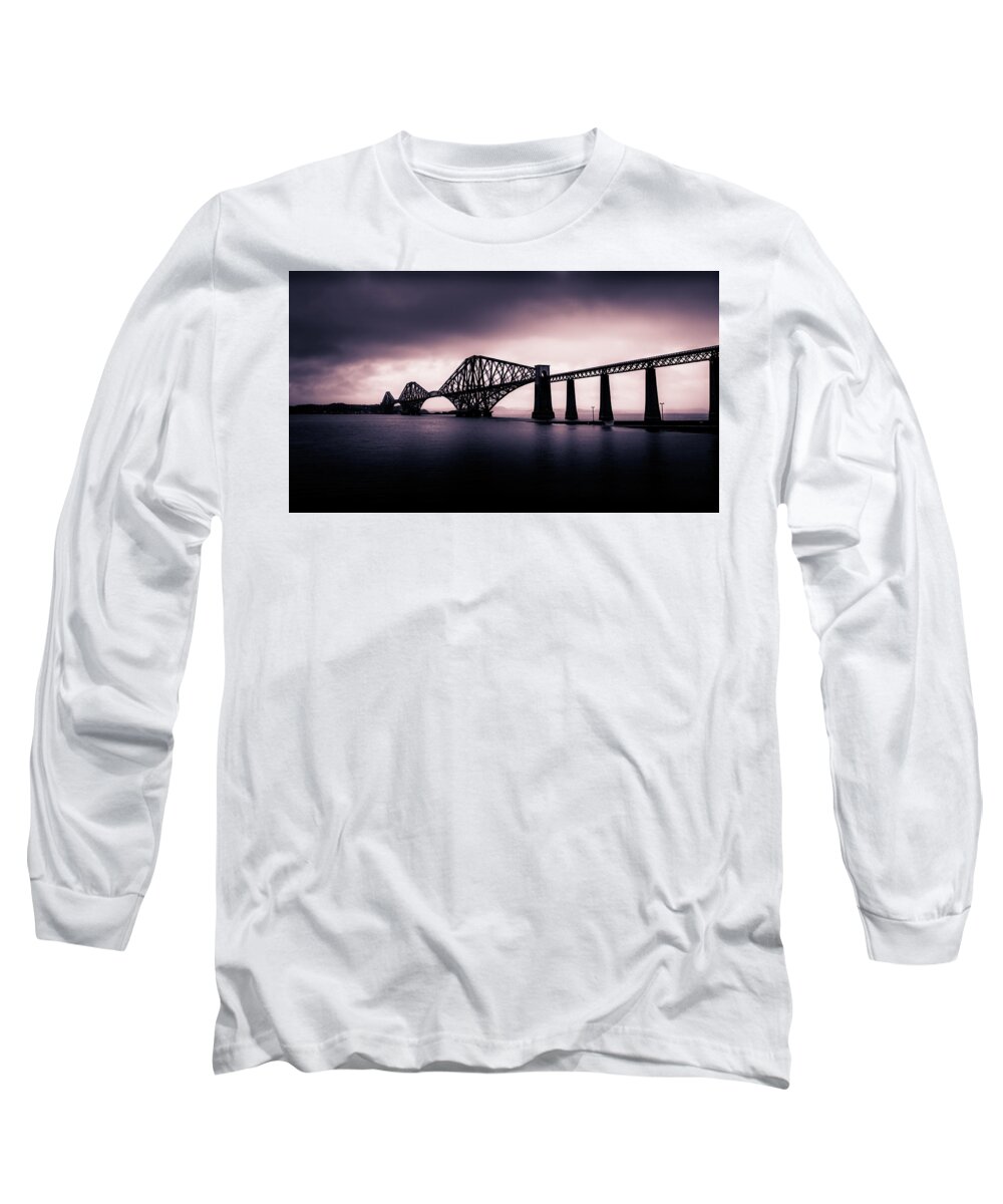 Bridge Long Sleeve T-Shirt featuring the photograph Forth Bridge, Scotland by Bradley Morris