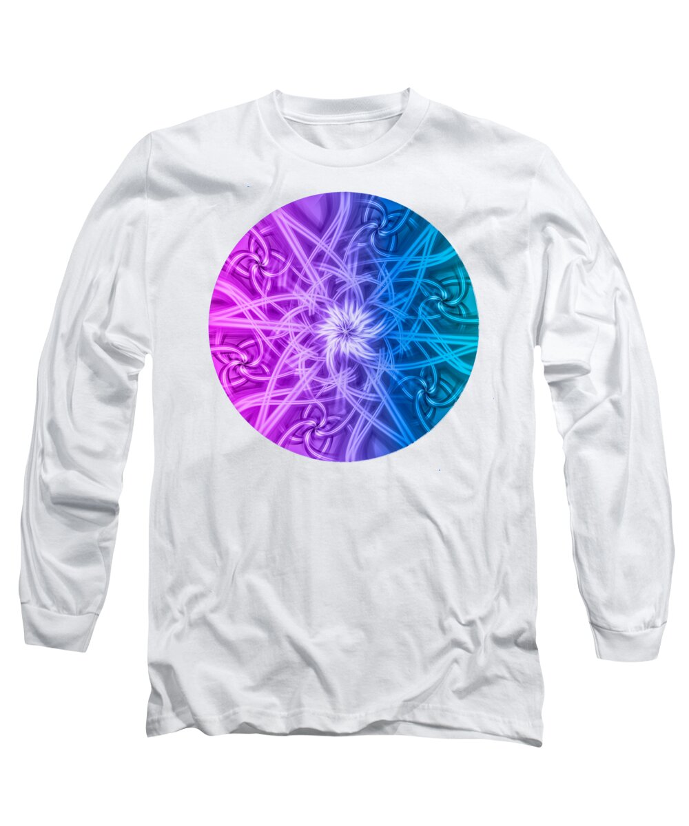 Was A Photograph Long Sleeve T-Shirt featuring the digital art Fractal by Spikey Mouse Photography
