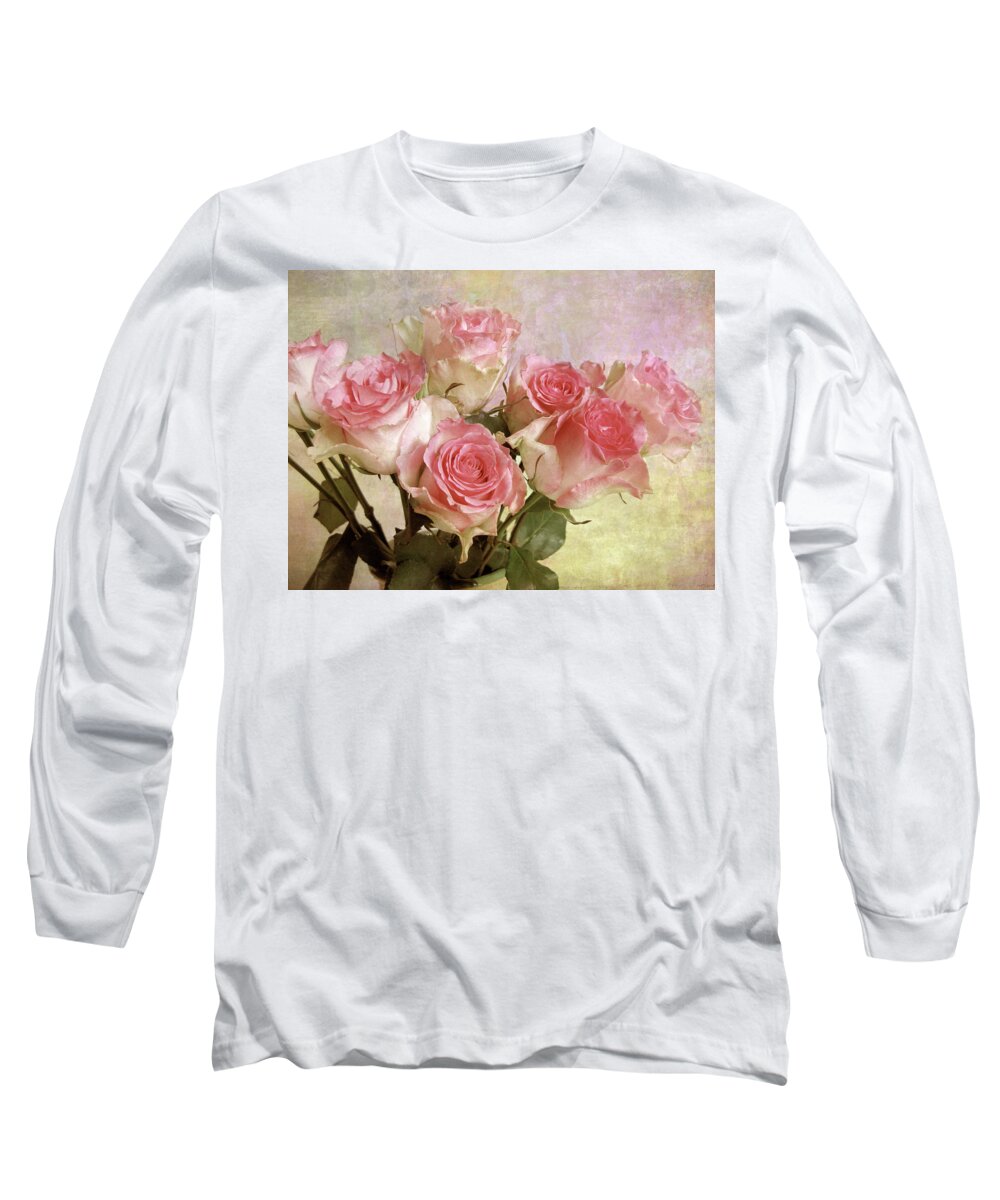 Flowers Long Sleeve T-Shirt featuring the photograph Gently by Jessica Jenney