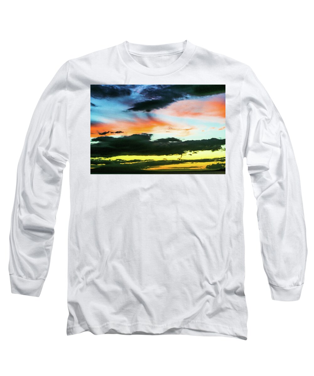 Color Long Sleeve T-Shirt featuring the photograph Hawaii Muli Colored Sunset by Gordon Sarti