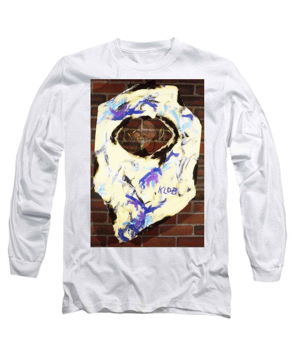 Ice Shield  - 1979 Long Sleeve T-Shirt featuring the mixed media Ice Shield by Kevin OBrien