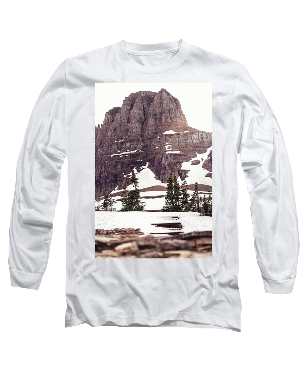  Long Sleeve T-Shirt featuring the photograph Iconic Logan Pass by William Boggs