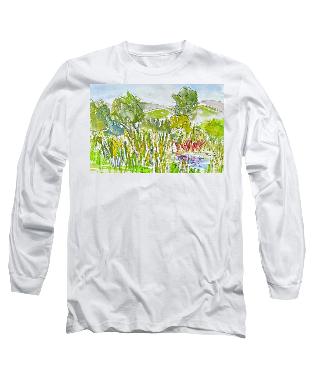  Long Sleeve T-Shirt featuring the painting Lily Pons 2 by John Macarthur