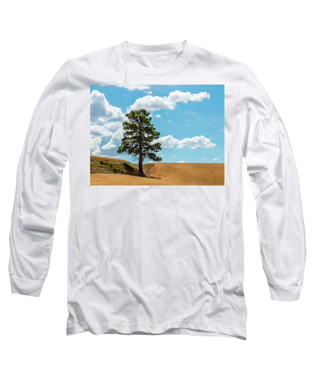 Landscapes Long Sleeve T-Shirt featuring the photograph Lonesome Pine by Claude Dalley