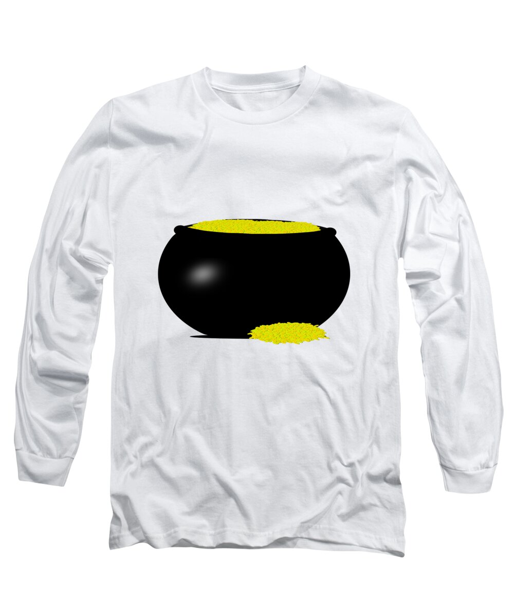 Oliver Long Sleeve T-Shirt featuring the photograph Olivers Pot of Gold by Colleen Cornelius