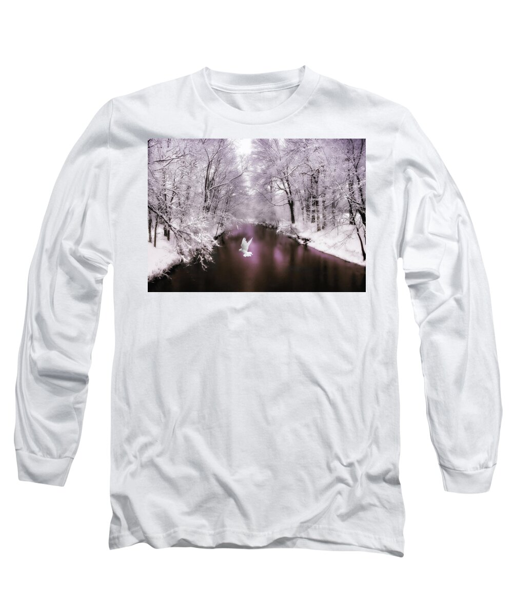 Snow Long Sleeve T-Shirt featuring the photograph Peace on Earth  by Jessica Jenney