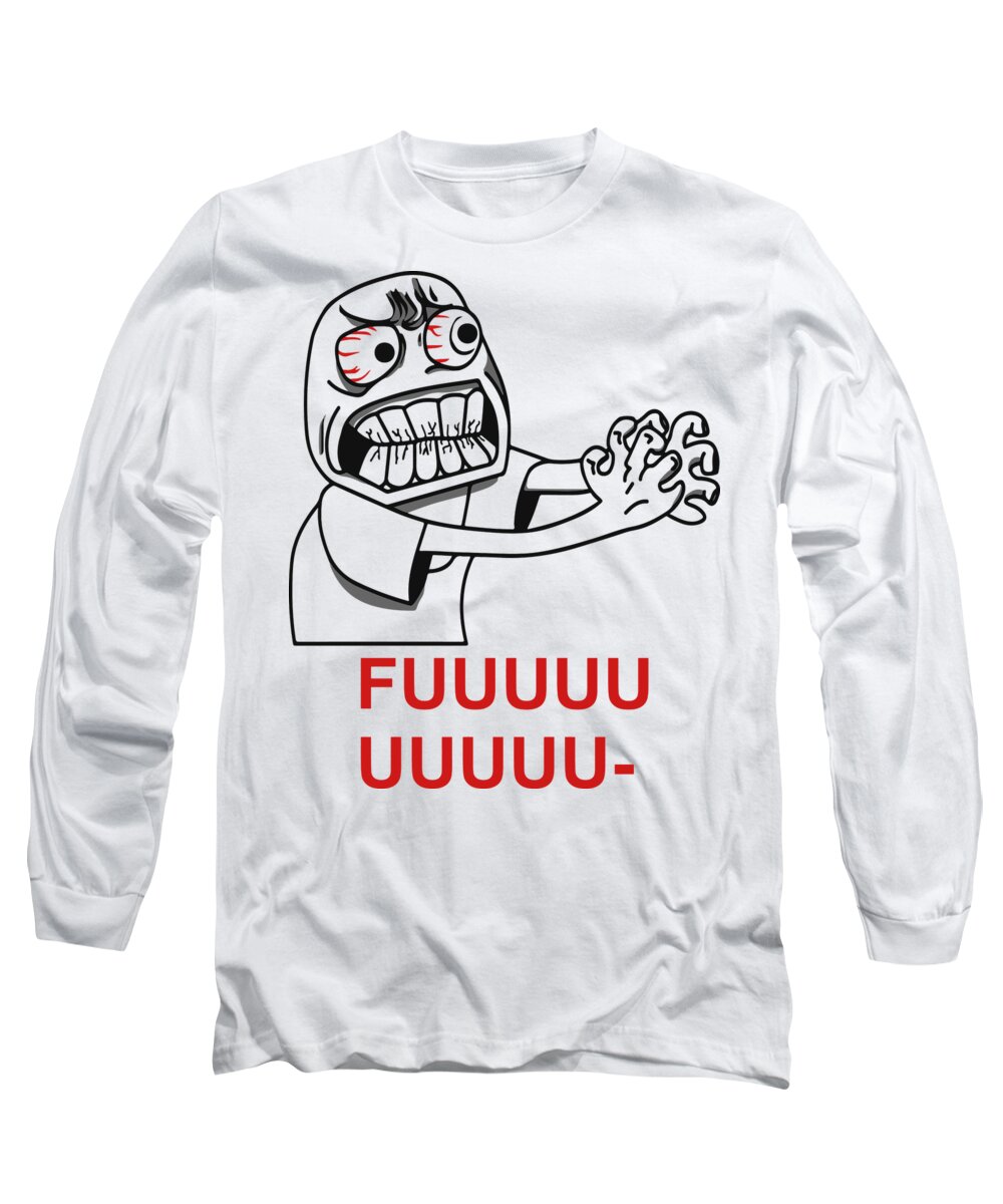 Rage Guy Angry Fuu Fuuu Fuuuu Rage Face Meme T-Shirt Face Troll Face Man  Grabbing Internet Meme Rage Beach Towel