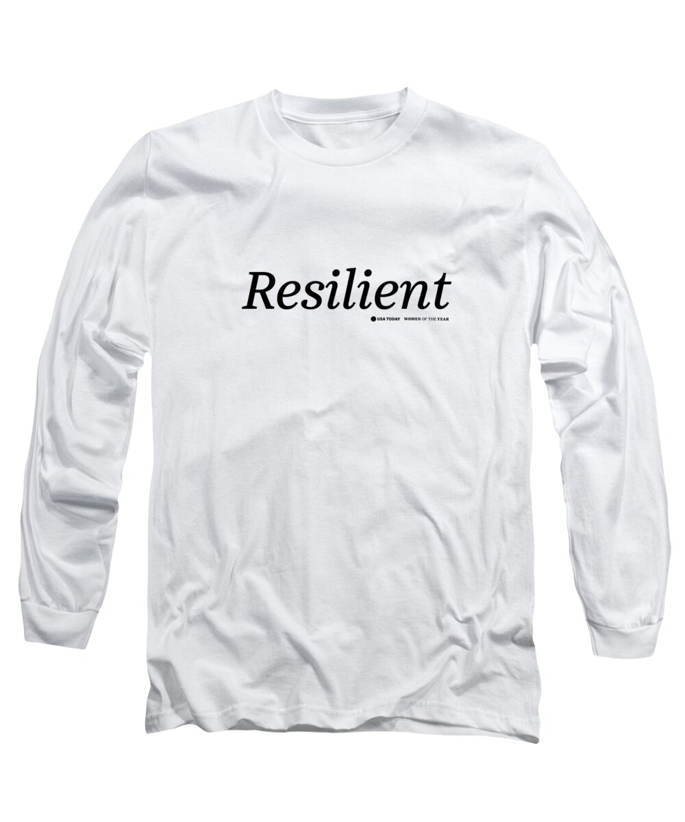 Usa Today Long Sleeve T-Shirt featuring the digital art Resilient Black by Gannett Co