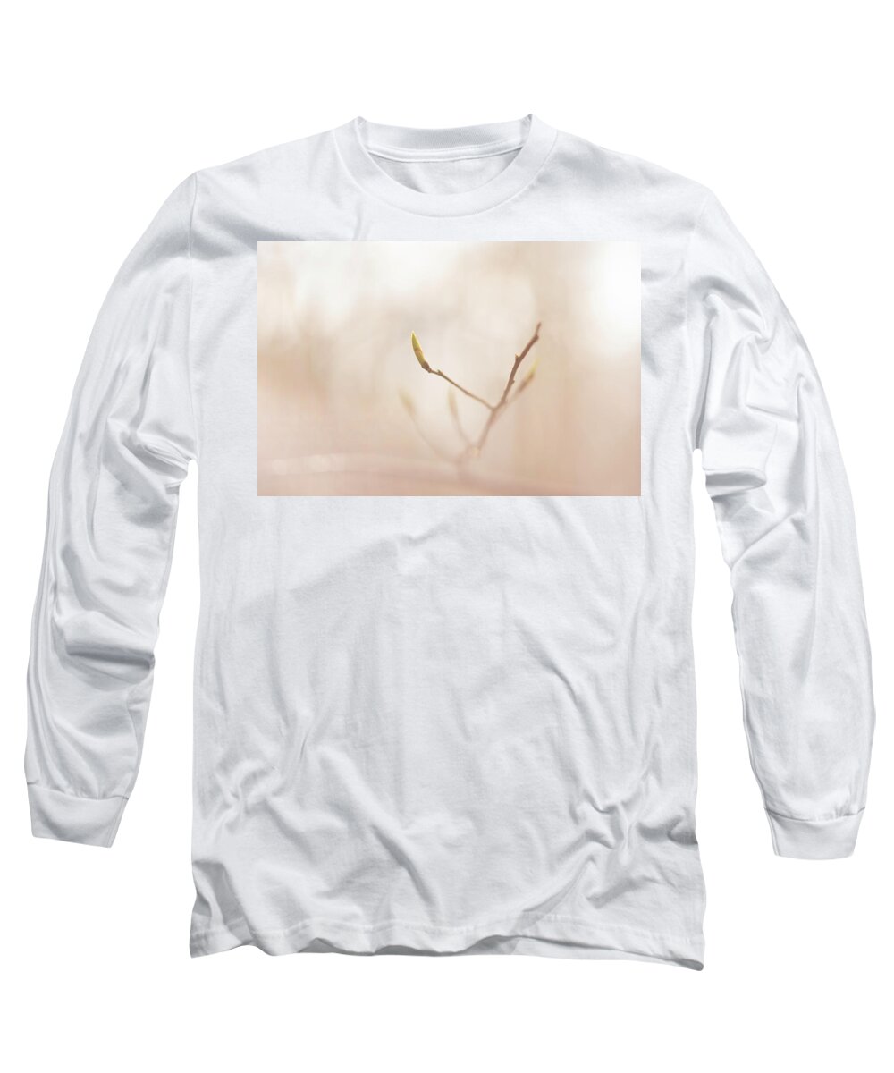 Gentle Long Sleeve T-Shirt featuring the photograph Soft and fragile by Maria Dimitrova