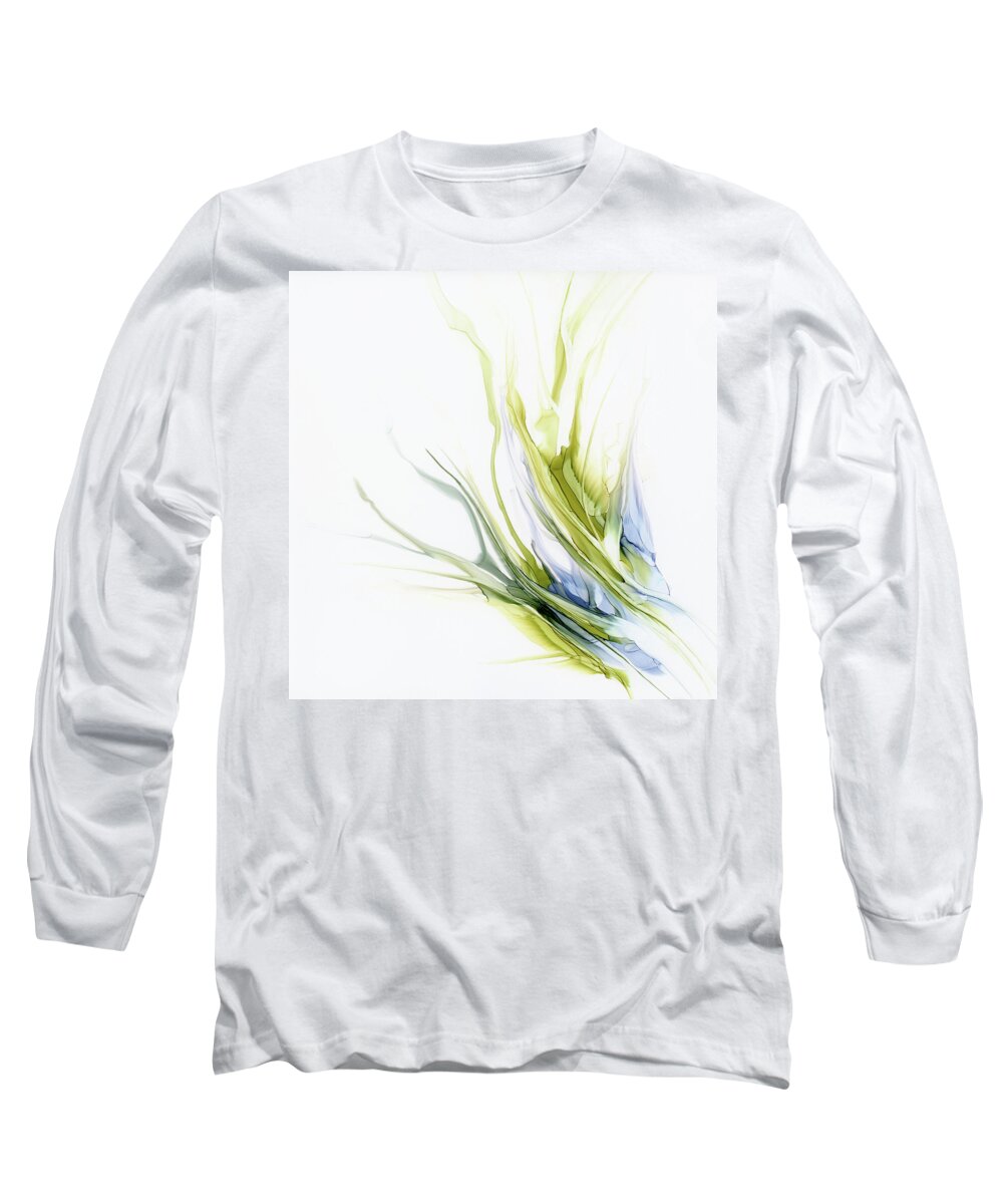 Alcohol Long Sleeve T-Shirt featuring the painting Soul Searcher by KC Pollak