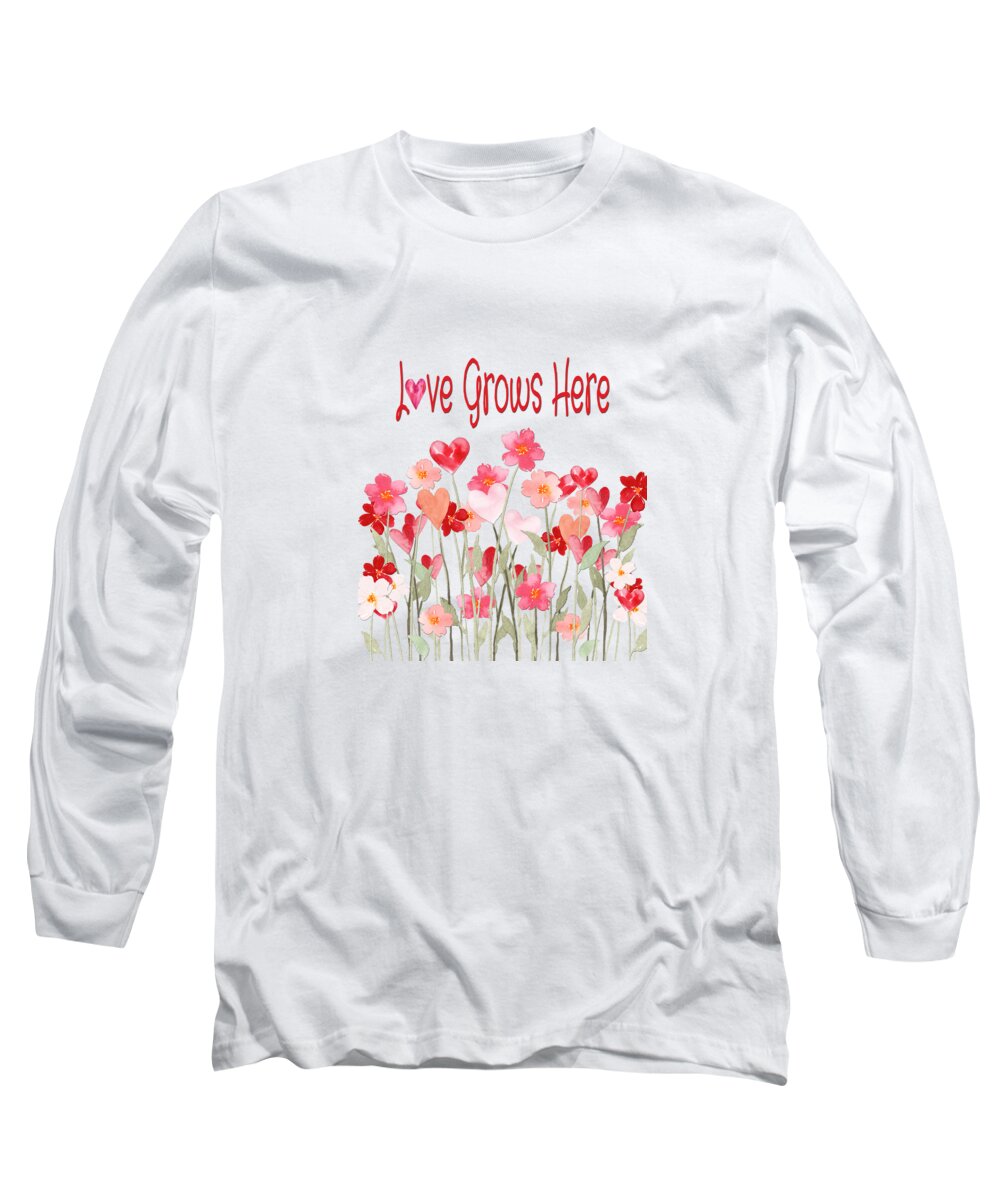 Love Long Sleeve T-Shirt featuring the digital art Sow Love by HH Photography of Florida