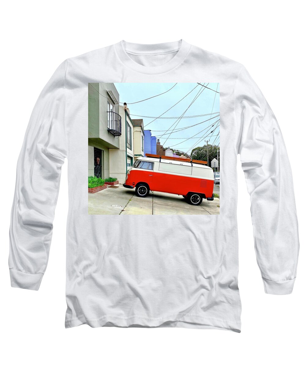  Long Sleeve T-Shirt featuring the photograph Surf Van by Julie Gebhardt