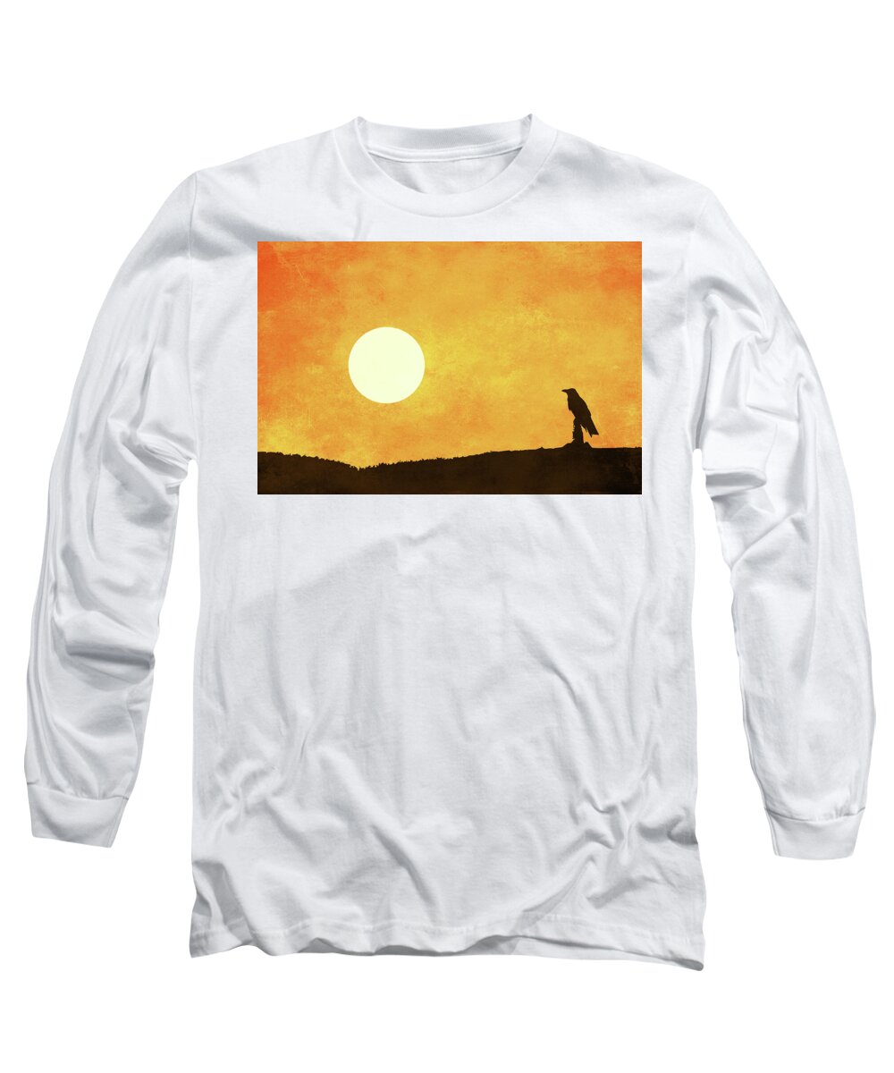 The End Long Sleeve T-Shirt featuring the digital art The End by Dan Sproul
