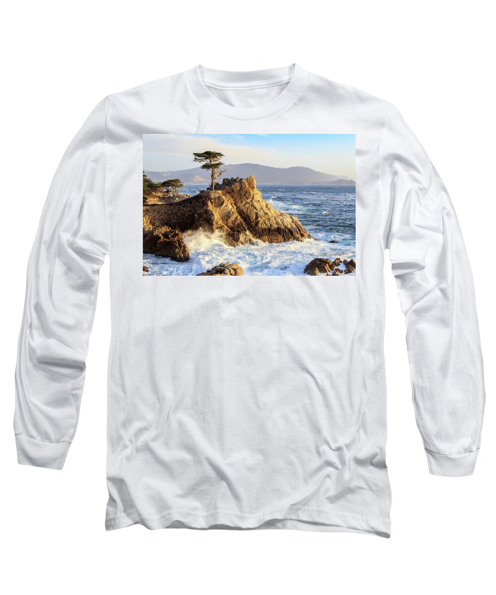 Ngc Long Sleeve T-Shirt featuring the photograph The Lone Cypress by Robert Carter