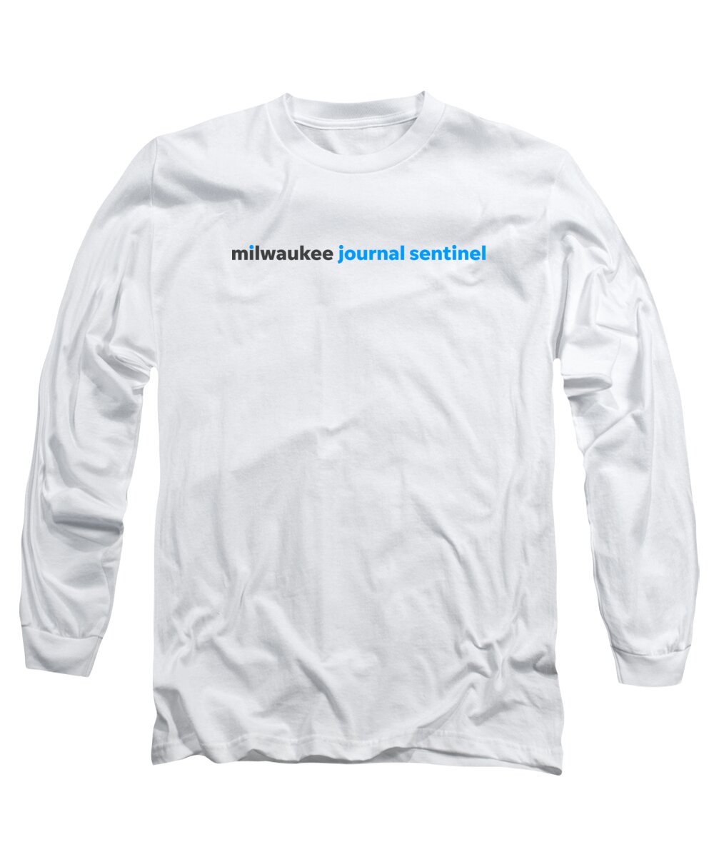 Milwaukee Long Sleeve T-Shirt featuring the digital art Milwaukee Journal Sentinel Color Logo by Gannett Co