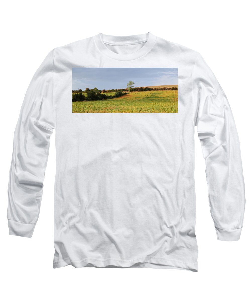 Landscape Long Sleeve T-Shirt featuring the photograph The space curvature by Karine GADRE