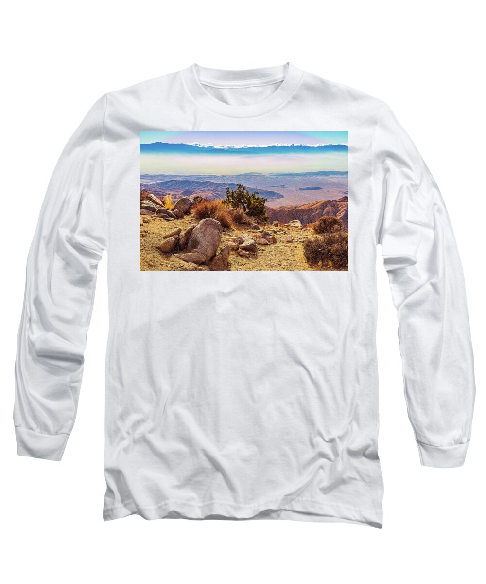 Landscapes Long Sleeve T-Shirt featuring the photograph Top Of The Mountain by Claude Dalley