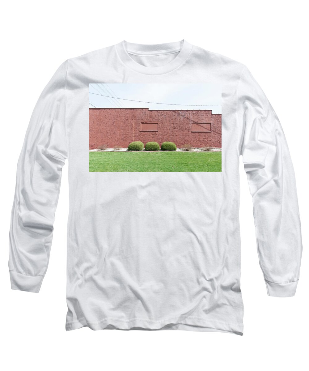 New Topographics Long Sleeve T-Shirt featuring the photograph USA Urbanscape 34 by Stuart Allen