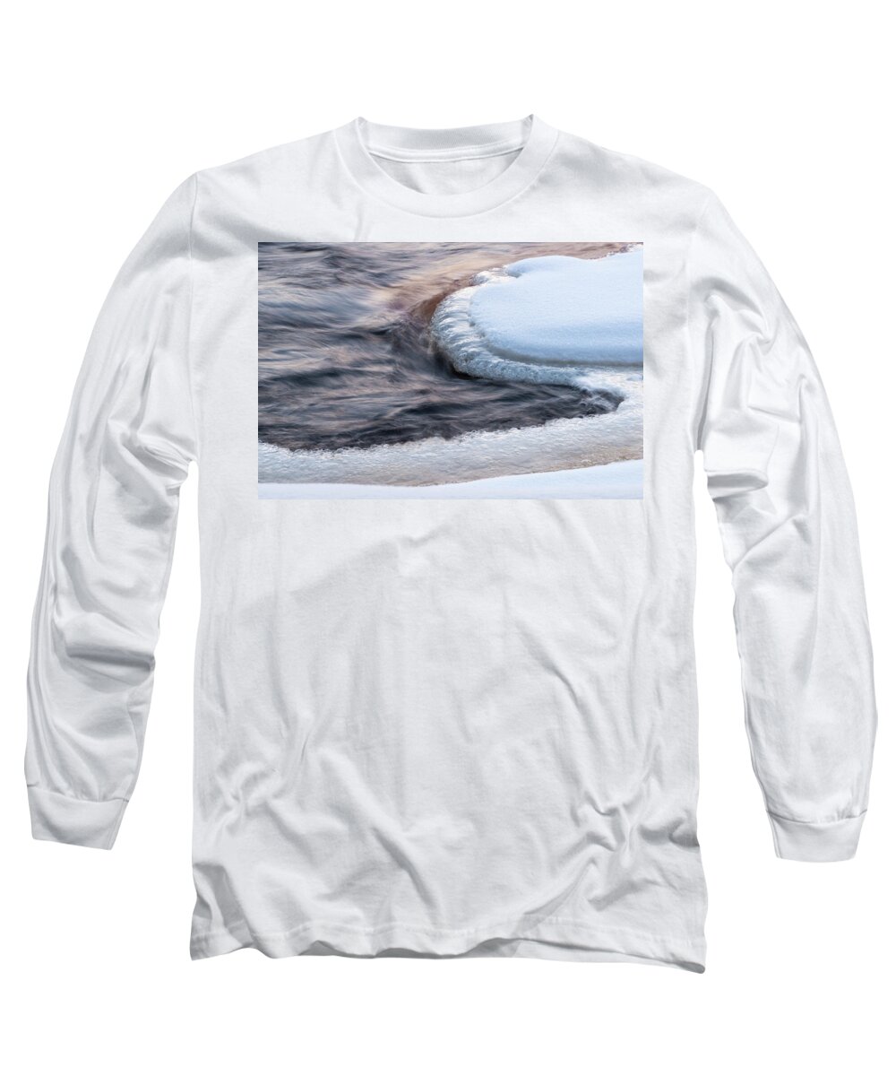 Water Long Sleeve T-Shirt featuring the photograph Water and Ice by Thomas Kast