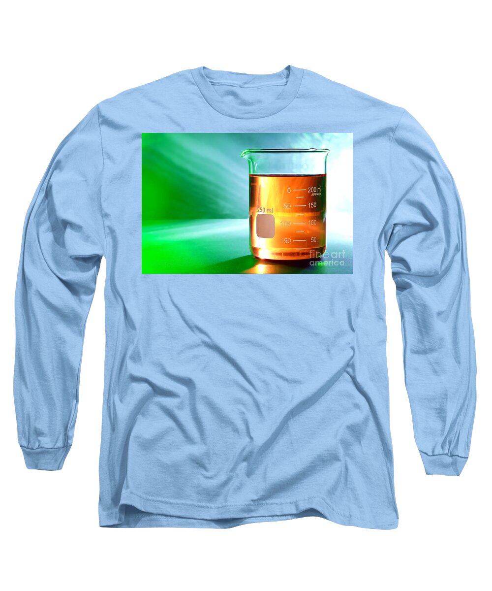 Lab Long Sleeve T-Shirt featuring the photograph Laboratory Equipment in Science Research Lab #11 by Science Research Lab