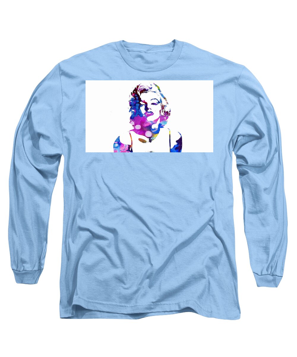 Marilyn Monroe Long Sleeve T-Shirt featuring the photograph Marilyn Monroe #1 by Doc Braham