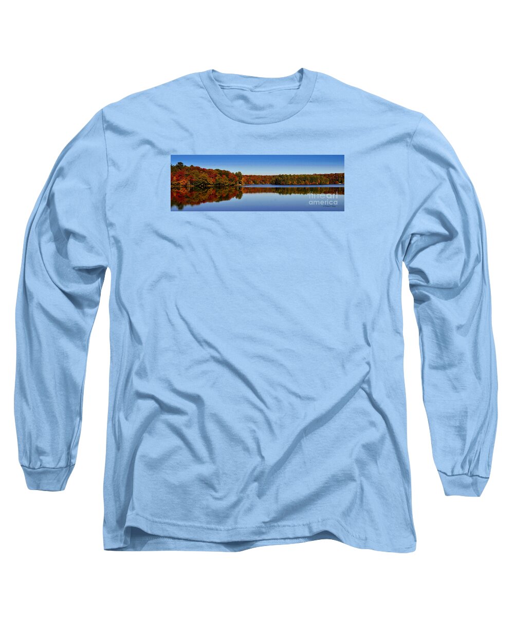 Diane Berry Long Sleeve T-Shirt featuring the photograph Adirondack October by Diane E Berry