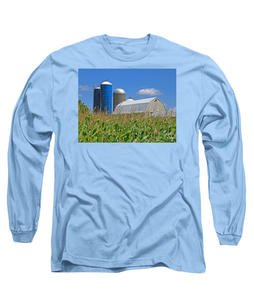 Harvest Long Sleeve T-Shirt featuring the photograph Almost Harvest Time by Ann Horn