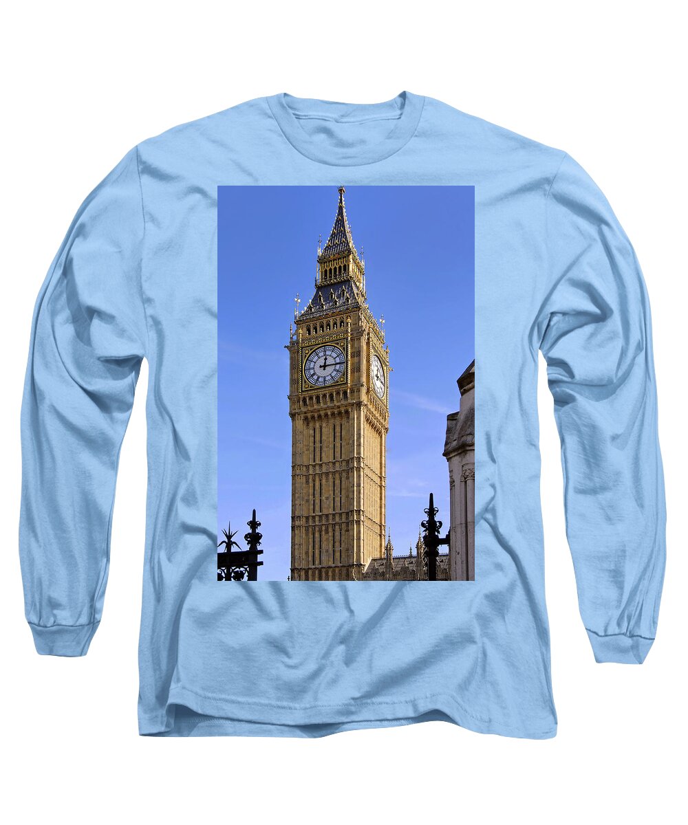 Big Ben Long Sleeve T-Shirt featuring the photograph Big Ben by Stephen Anderson