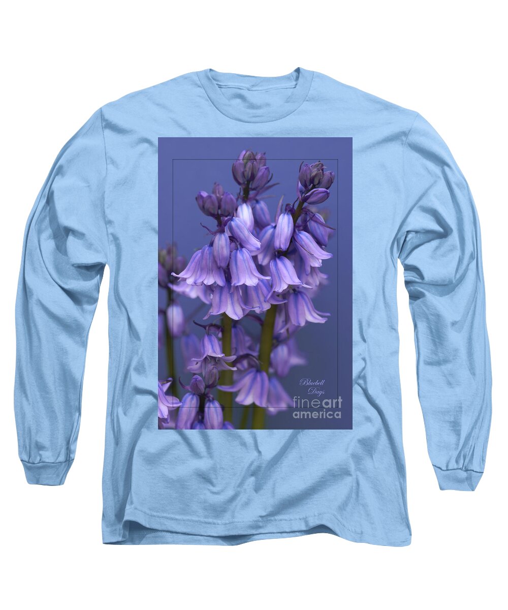 Bluebells Long Sleeve T-Shirt featuring the photograph Bluebell Days by David Birchall