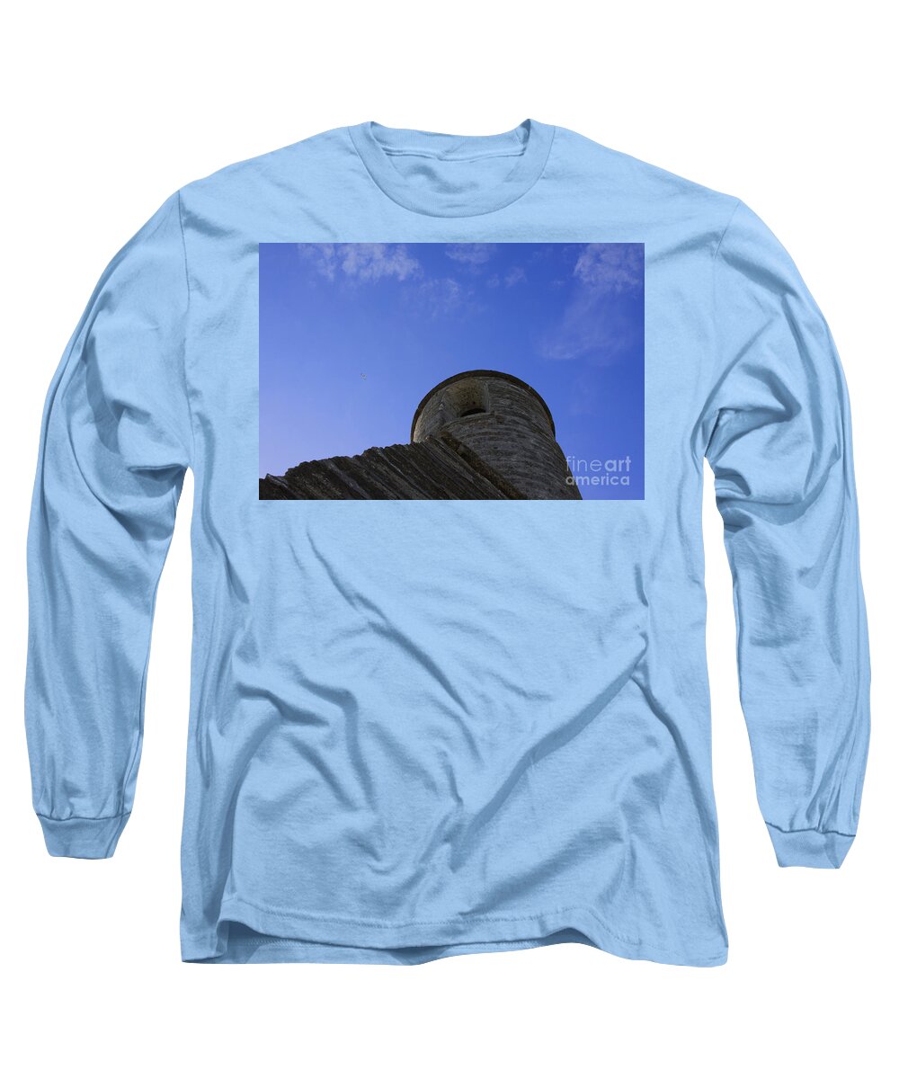 Fort Long Sleeve T-Shirt featuring the pyrography Fort Tower by Chris Thomas