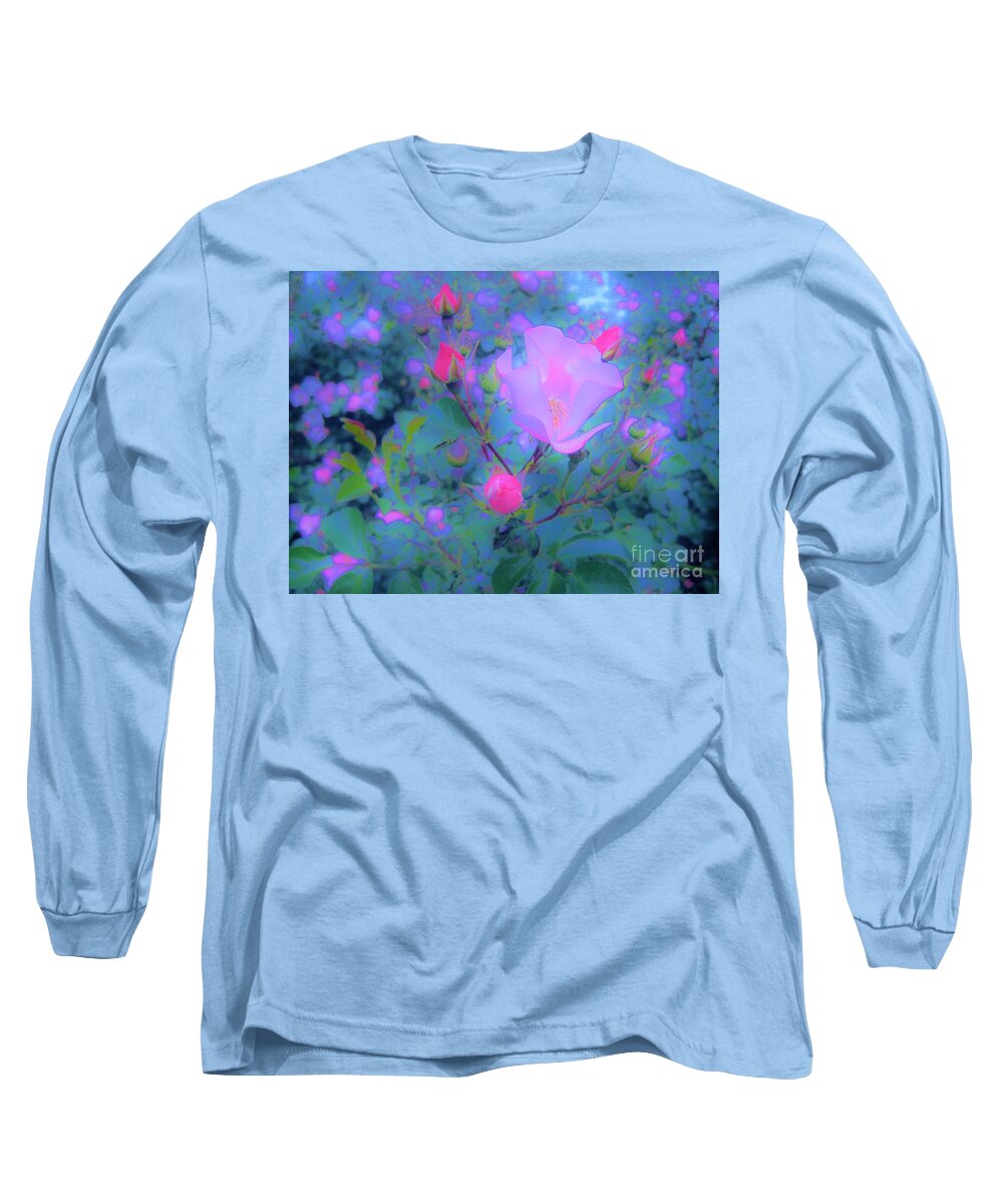 Rose Long Sleeve T-Shirt featuring the photograph Gypsy Rose - Flora - Garden by Susan Carella