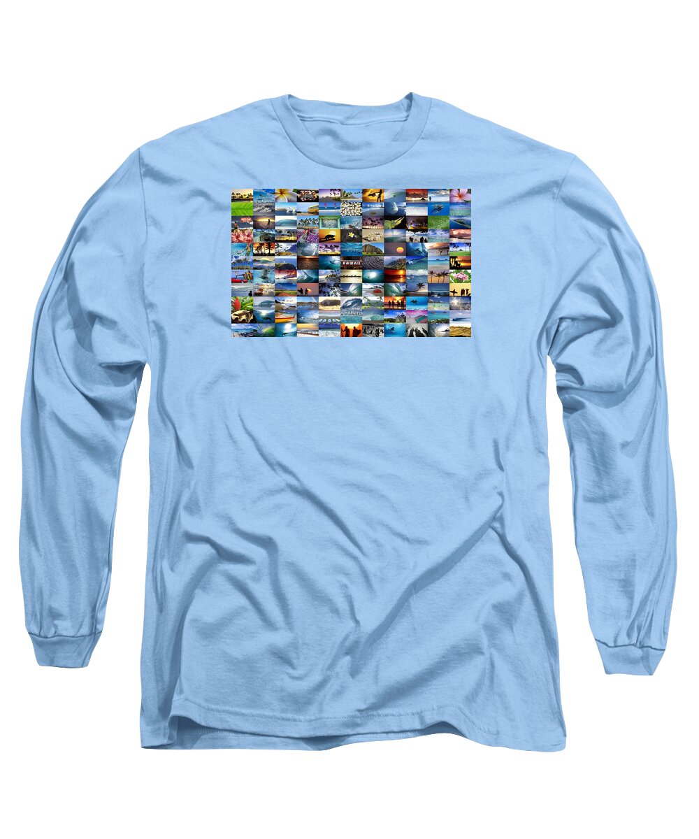 Ocean Long Sleeve T-Shirt featuring the photograph One Hawaiian Mixed Plate by Sean Davey