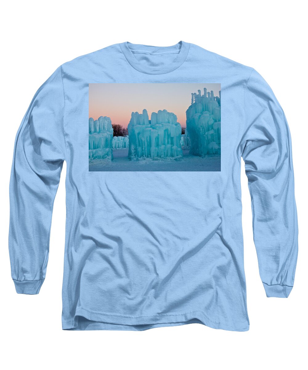 Ice Long Sleeve T-Shirt featuring the photograph Ice World by Christie Kowalski