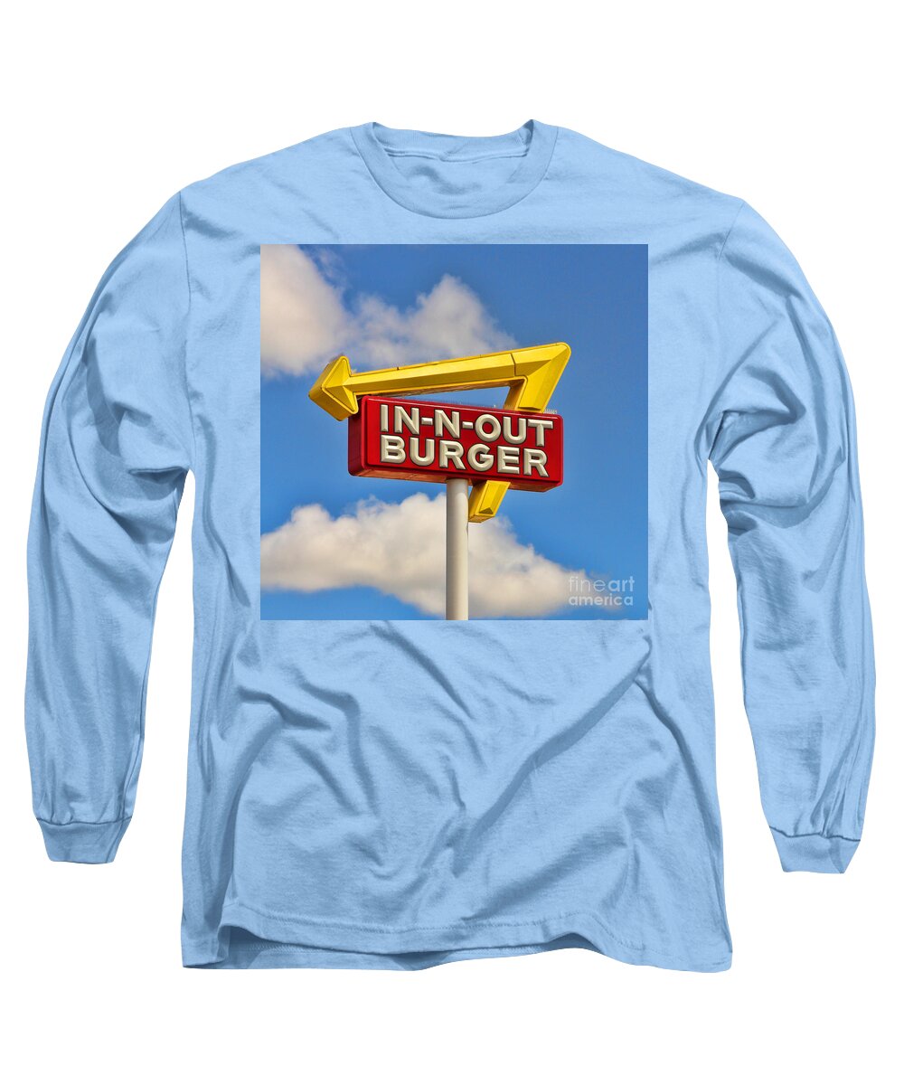 In N Out Long Sleeve T-Shirt featuring the photograph In N Out Burger 6946 by Jack Schultz