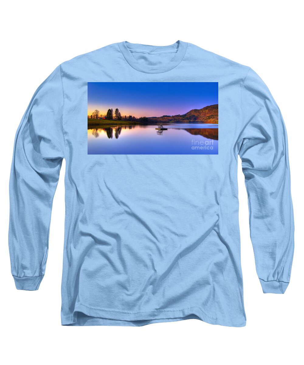 Scenery Long Sleeve T-Shirt featuring the photograph Morning Glory.. by Nina Stavlund