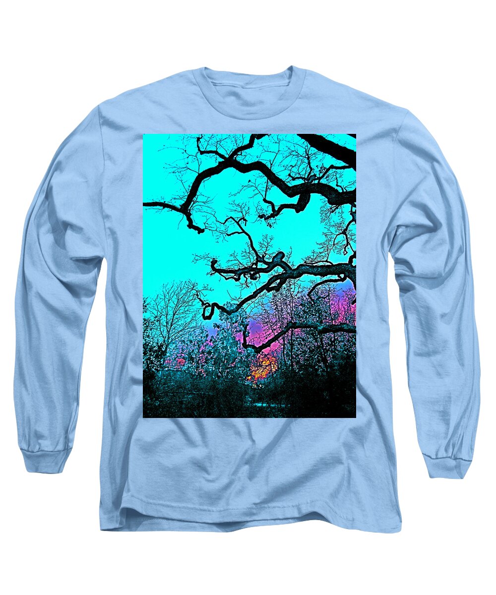 Tree Long Sleeve T-Shirt featuring the photograph Oaks 4 by Pamela Cooper